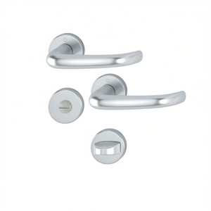 Conjunto de Rosetas de Aluminio San Francisco 1301/42KV/42KVS F1 en Forma de U SK/OL DIN Links para Decoración del Hogar con D/D HOPPE Derecho/Izquierdo - Product Image 3