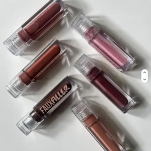 Gloss à lèvres liquide minéral végétalien avec logo personnalisé — Imperméable, mat, chatoyant, longue tenue, hydratant, non collant - Product Image 2