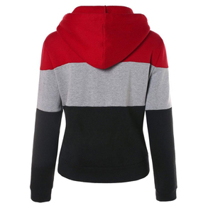 Top Trending superventas Sudadera con cremallera para mujer de talla grande para correr para gimnasio ropa activa Sudaderas con cremallera con diseño de logotipo personalizado - Product Image 5