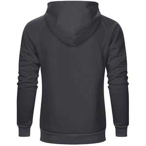 Sweat-shirt à capuche personnalisé avec broderie et impression en relief pour homme, en molleton français surdimensionné, uni et teint pour l'hiver - Product Image 2