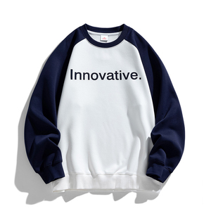 Sudadera de Cuello Redondo con Forro Polar y Hombros Raglán de 350g, Personalizada por el Fabricante, para Hombre y Mujer - Product Image 3