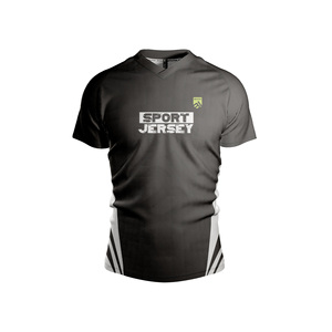 เสื้อกีฬาสำหรับผู้ชาย/ผู้หญิงเสื้อเล่นเกมแบบระบายอากาศได้ดีเสื้อกีฬาออกแบบโลโก้ทีมสูง - Product Image 1