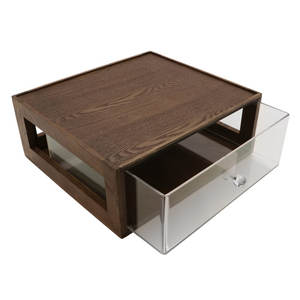 Boîte à pain en bois de qualité supérieure la plus vendue avec tiroir en acrylique dernière conception pour ustensiles de cuisine boîte à pain en bois haute vente 2025 Inde - Product Image 2