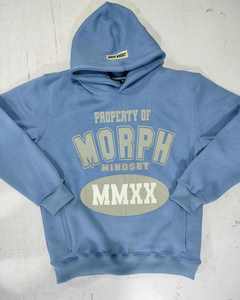 Pull à capuche personnalisé avec impression bouffante pour hommes, manches longues, design multicolore, fabriqué au Pakistan pour les sweats à capuche d'hiver 2025 - Product Image 2