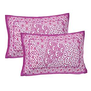 Juego de Edredón de Algodón 240 Hilos con Estampado Abstracto Morado, Sábanas 100% Algodón Suave para Cama Doble, 2 Fundas de Almohada, 3 Piezas para Uso Doméstico SHKV1057 - Product Image 3