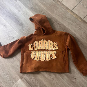 Sudaderas con capucha de algodón 100% de peso pesado de gran tamaño para hombre Sudaderas gruesas de calidad de lujo - Product Image 2