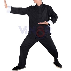 เครื่องแบบกังฟูทำในปากีสถานน้ำหนักเบาสไตล์ใหม่ใส่สบายพร้อมโลโก้ด้านหน้าเครื่องแบบกังฟูบริการ OEM - Product Image 2