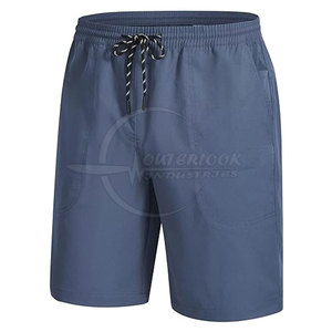 Shorts décontractés pour hommes Conception de logo personnalisé Vêtements de mode confortables Fabriqués en usine au Pakistan Motif solide - Product Image 4