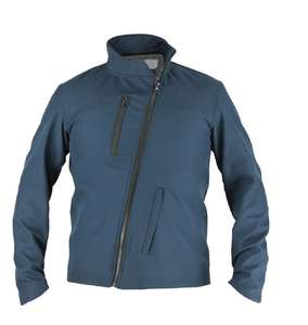 OEM personnalisé unisexe XXL à capuche vestes fermeture éclair toile Mandarin extérieur randonnée résistance à l'eau marine coupe-vent design décontracté - Product Image 5