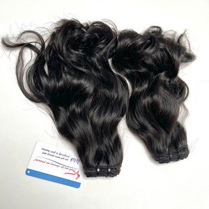 Trama de cabello vietnamita crudo, cutícula alineada, precio de fábrica cortado de 100% cabello real sin procesar - Product Image 3