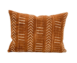 Vente en gros, tissu de boue africain imprimé à la main, 100% coton, tissu texturé, coussin bohème, housse de coussin de lit - Product Image 1