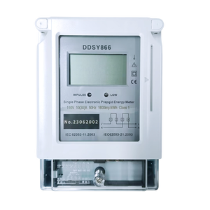 Tính năng thanh toán thông minh truyền dữ liệu an toàn để quản lý điện năng thông minh trả trước năng lượng mét thẻ IC bảo vệ quá tải - Product Image 3