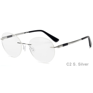 FEROCE <span class=keywords><strong>montatura</strong></span> rotonda <span class=keywords><strong>senza</strong></span> <span class=keywords><strong>montatura</strong></span> <span class=keywords><strong>montatura</strong></span> da vista unisex in titanio ultraleggera e super elastica <span class=keywords><strong>senza</strong></span> viti <span class=keywords><strong>occhiali</strong></span> da vista - Product Image 4