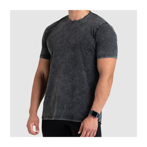 T-shirt en coton uni de qualité supérieure pour homme, tissu doux de haute qualité, logo personnalisé OEM - Product Image 1