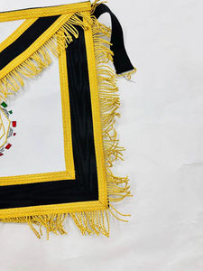 Delantal Masónico de Alambre de Lujo Personalizado para Maestro Masón, Regalia, Precio Directo de Fábrica de Proveedor de Pakistán - Product Image 6