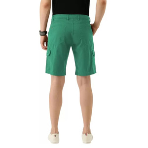 Short de plage décontracté pour homme 100% coton motif solide séchage rapide élégant confortable coupe décontractée pour voyage Sport Gym vêtements de plein air - Product Image 2