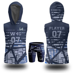 Conjuntos de Uniformes de Fútbol Americano 7on7 con Logotipo Personalizado, Transpirables, 100% Poliéster, Unisex, Talla Grande, Logotipo Frontal, Conjunto sin Mangas - Product Image 1