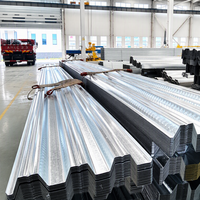 Tôle de plancher ouvert en acier galvanisé YX51 305 915 à haute capacité de charge pour la construction de bâtiments en béton