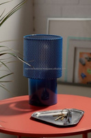 Lampes de bureau créatives luxe moderne romantique dîner lumière batterie métal Rechargeable Portable Restaurant lampe de table LED sans fil