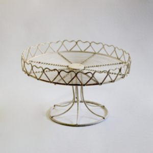 Support à gâteau en fil de fer indien, écologique, compatible lave-vaisselle, à un seul niveau, finition noire, pour la maison, mariages/anniversaires, fêtes, table - Product Image 3