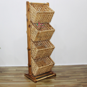 Artex Dong Thap Handmade Seagrass and Water Hyacinth <b>Storage</b> Display Racks for <b>Home</b> and Office <b>Organization</b> - Product Image 4