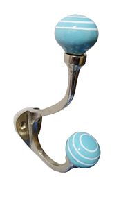 Crochet mural en céramique de grande qualité Heavy Duty Wall Decorative Home Decor Nickel Antique & Enamel Wall Hooks - Product Image 2