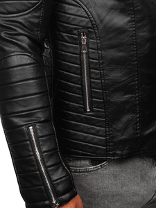 Genuine Leather <b>Biker</b> <b>Jacket</b> for Men - Product Image 5