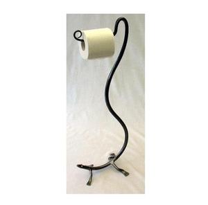 Luxury Gold Plated Metal Toilet Paper Roll Holder Portable Reserve Stand <b>Elegant</b> Bathroom Accessory Set - Product Image 3