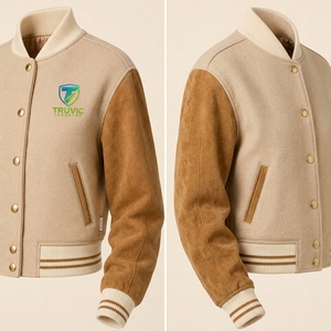 Chaqueta Varsity de Alta Calidad para Mujer, Ropa Urbana, Diseñada con Material Ligero y Forro Cómodo - Product Image 5