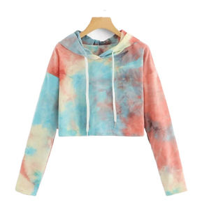 Sudadera con Capucha Corta de Punto de Invierno para Mujer de Alta Calidad, Sudadera Holgada con Cordones, 100% Algodón - Product Image 6