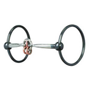 Vente chaude cheval équestre tige droite Bit anglais Shank Bit D-Ring Snaffle confortable Western pâturage en acier inoxydable - Product Image 2