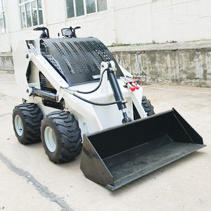 Mini cargadora de dirección deslizante 1000KG nuevo motor CE usado tracción en las ruedas 4x4 venta al por menor maquinaria de movimiento de tierras cargador de dirección deslizante - Product Image 2