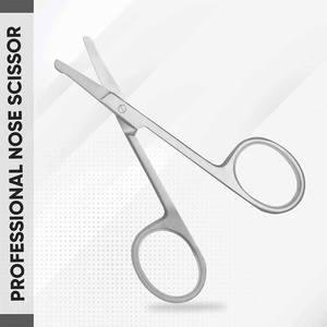 Tijeras para Nariz Premium de Acero Inoxidable, Multiusos, para Cuidado Personal, con Punta Roma - Product Image 6