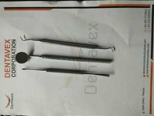 Pince à épiler pour miroir à aiguille dentaire Instrument dentaire Outils dentaires chirurgicaux Grattoir à langue Kit de soins bucco-dentaires Outil dentaire - Product Image 5