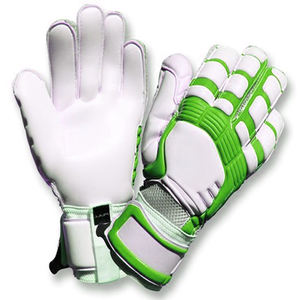 Gants de gardien de but avec paume en latex allemand blanc à haute adhérence, protection dorsale en caoutchouc rouge durable injecté pour les matchs de football - Product Image 4