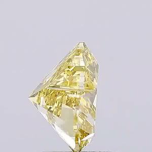 เพชรทรงหัวใจ 1.60 กะรัต สีเหลืองแฟนซี ความสะอาด VVS1  ผลิตในห้องปฏิบัติการด้วยวิธี CVD  ไม่มีตัวเรือน  รับรองโดย IGI  ขายส่งเครื่องประดับ - Product Image 3