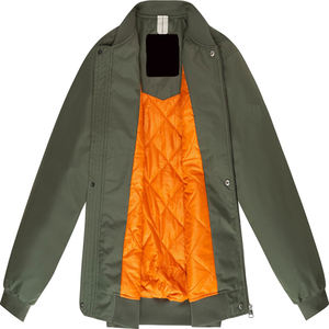 Veste bomber matelassée imperméable de qualité supérieure pour homme, fermeture éclair, grande taille, chaude, prix de gros pour l'hiver - Product Image 5