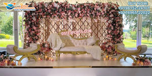 Sofá italiano con aspecto elegante para sala de recepción, para escenario de boda, para novia, novio - Product Image 3