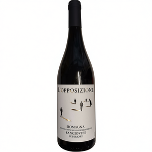 L'Opposizione Sangiovese Superiore DOC Red <b>Wine</b> 750ml Fruity Structured Romagna <b>Wine</b> 6 Bottles Per Box - Product Image 2