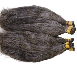 ผมมนุษย์สีเทาเกรดดีที่สุดผมดิบเวียดนาม 100% คุณภาพสูงมัดผู้ขายอัจฉริยะสิ่งทอต่อผม - Product Image 2