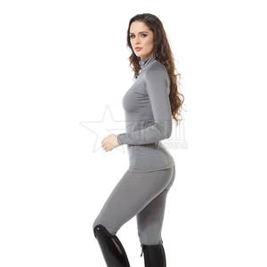 Haute qualité léger dames équitation couche de base pantalon haut à la mode à la mode en gros ensemble avec haut respirant - Product Image 2