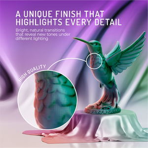 Filamento PLA Tricolor WINKLE Silk de 1.75mm y 1kg para Impresora 3D, Material Biodegradable de Alta Precisión, Fácil de Imprimir, FDM, Venta al Por Mayor - Product Image 2