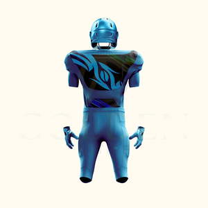 ชุดกีฬาอเมริกันฟุตบอลคุณภาพสูงสำหรับผู้ชาย น้ำหนักเบา ผลิตจากโพลีเอสเตอร์ 100% สีปรับแต่งได้ บริการ OEM - Product Image 3