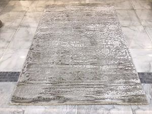 Super Exclusive Turkish Chenille Cotton Abstract Area Rugs Produced by Goldenmoon Carpets Customizable Eco Friendly Set - Product Image 3