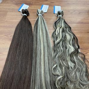 Extensiones de Cabello Humano de Alta Calidad con Trama de Máquina Color Piano, Listas para Enviar - Product Image 5