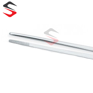 Pinces à coton dentaire angulaires en acier inoxydable, forceps chirurgicaux, instrument dentaire, qualité CE OEM - Product Image 2