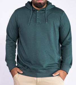 Ventes directes des fabricants en gros, sweat-shirt de luxe pour homme, logo personnalisé, impression en relief, broderie 3D, 100% coton, poids lourd, vintage - Product Image 2