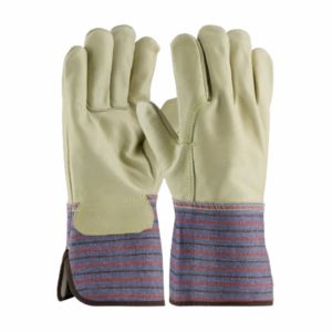 Guantes de Seguridad de Cuero Vacuno Canadiense para Trabajo, Resistentes al Fuego, Protección Industrial Pesada, Antideslizantes, Antivibración, Lisos - Product Image 1