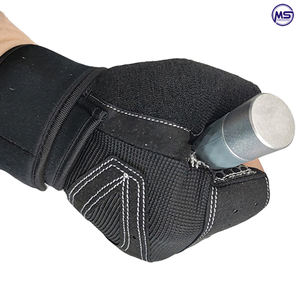 2022 hommes et femmes personnalisés demi-doigts gants d'haltérophilie haute qualité néoprène couleur unie meilleure conception - Product Image 6