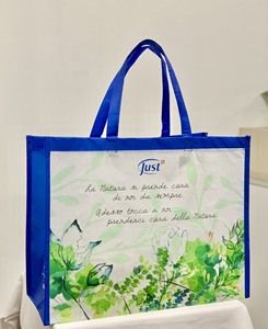 Sac de courses pliable en PP non tissé, réutilisable, avec logo, pour événements promotionnels et courses en supermarché - Product Image 3